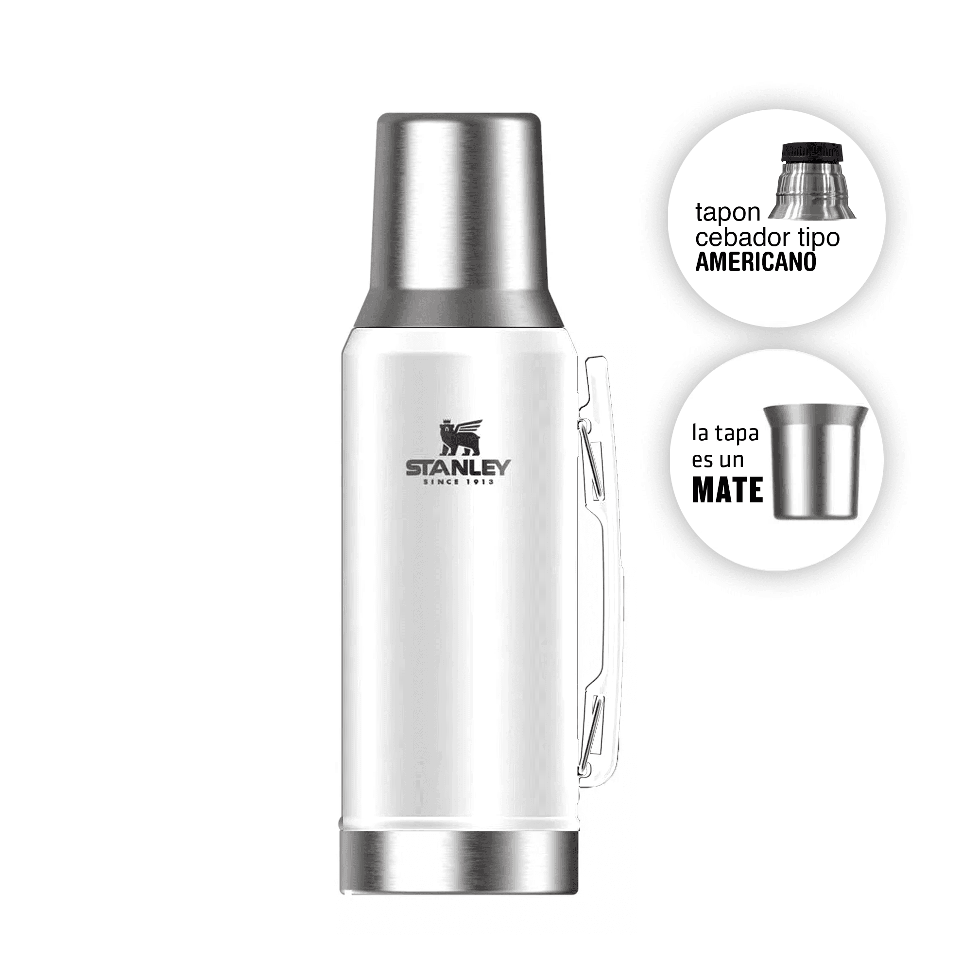Termo Stanley con Mate System 1L